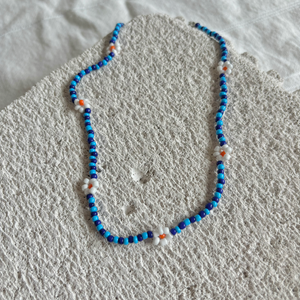 DAISY CHAIN CHOKER [BLUE STRIPPY]