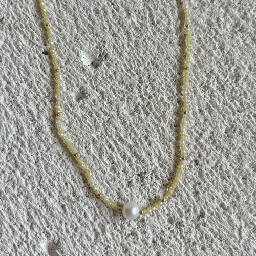 TARA NECKLACE [YELLOW]