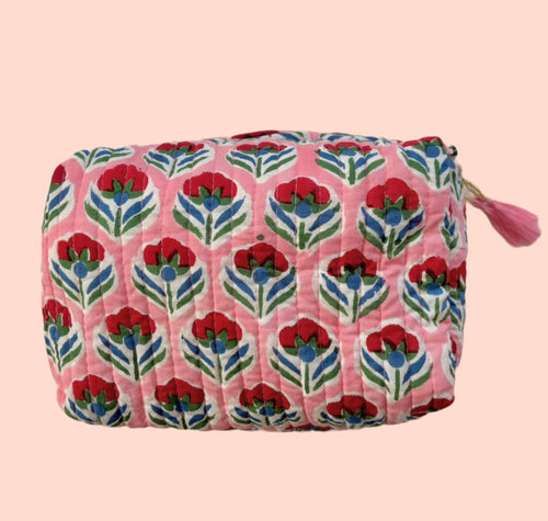 INDIE COSMETIC BAG [BERRY BLOSSOM]