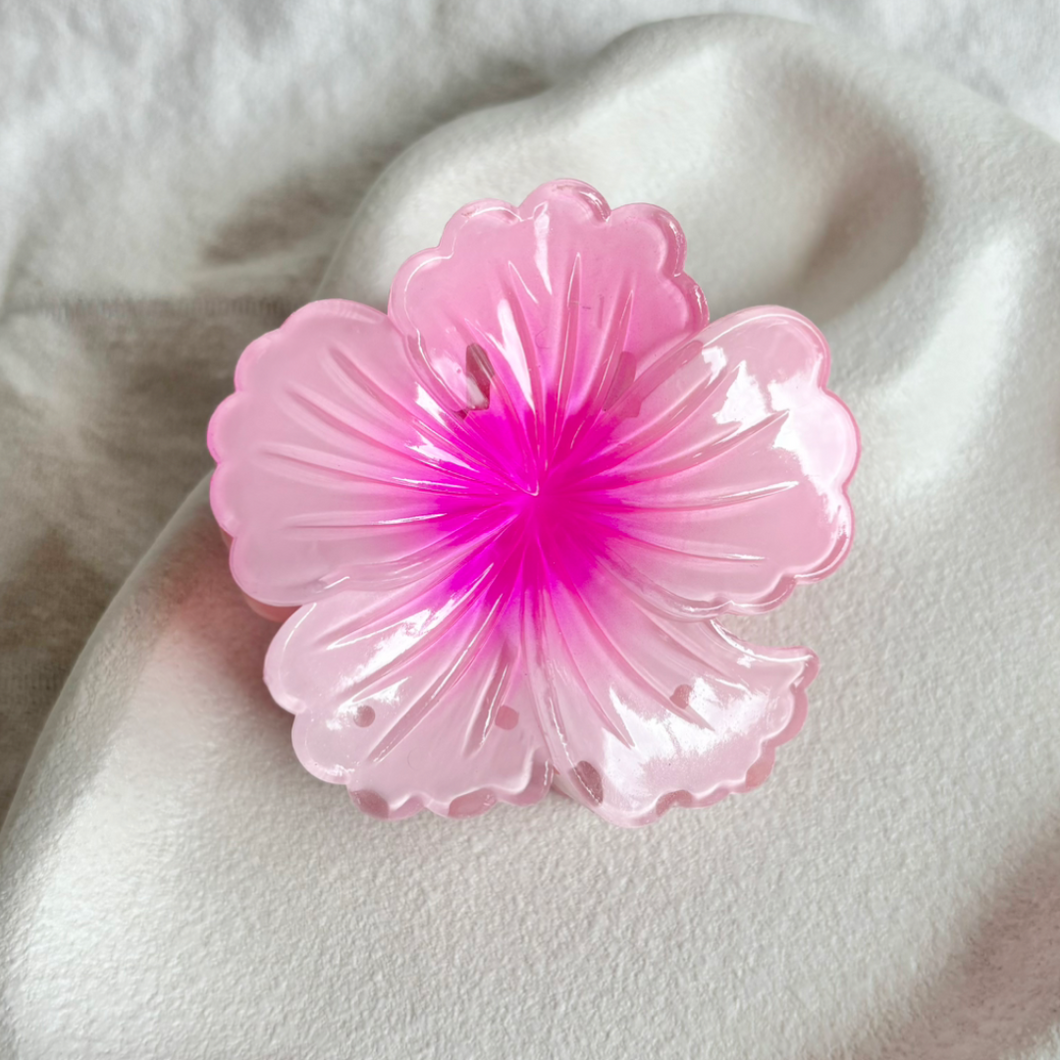 HIBISCUS HAIR CLIP [PINK]