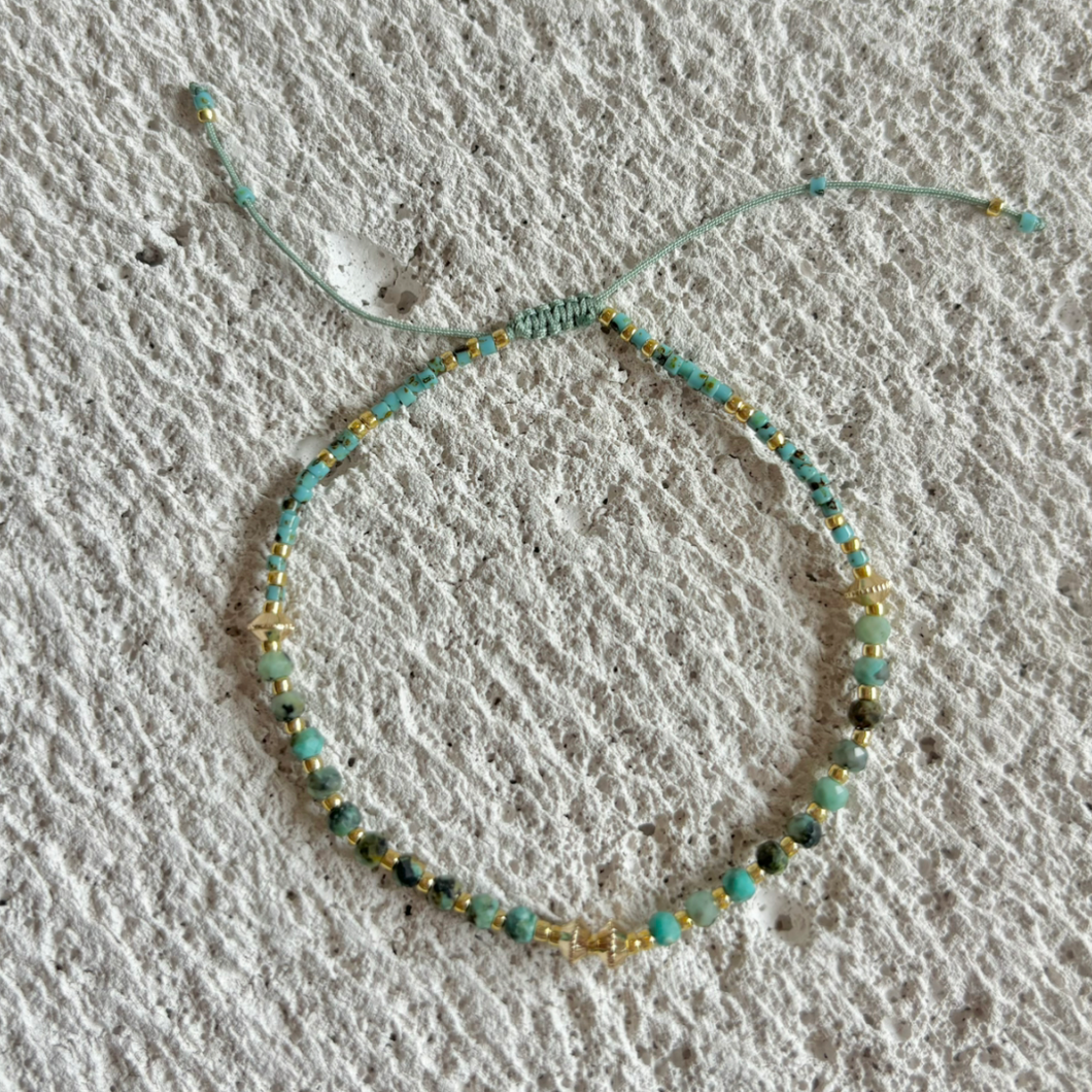 PALM COVE BRACELET [TURQUOISE]